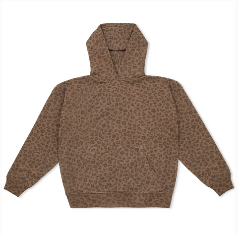 VINTAGE LEOPARD HOODIE